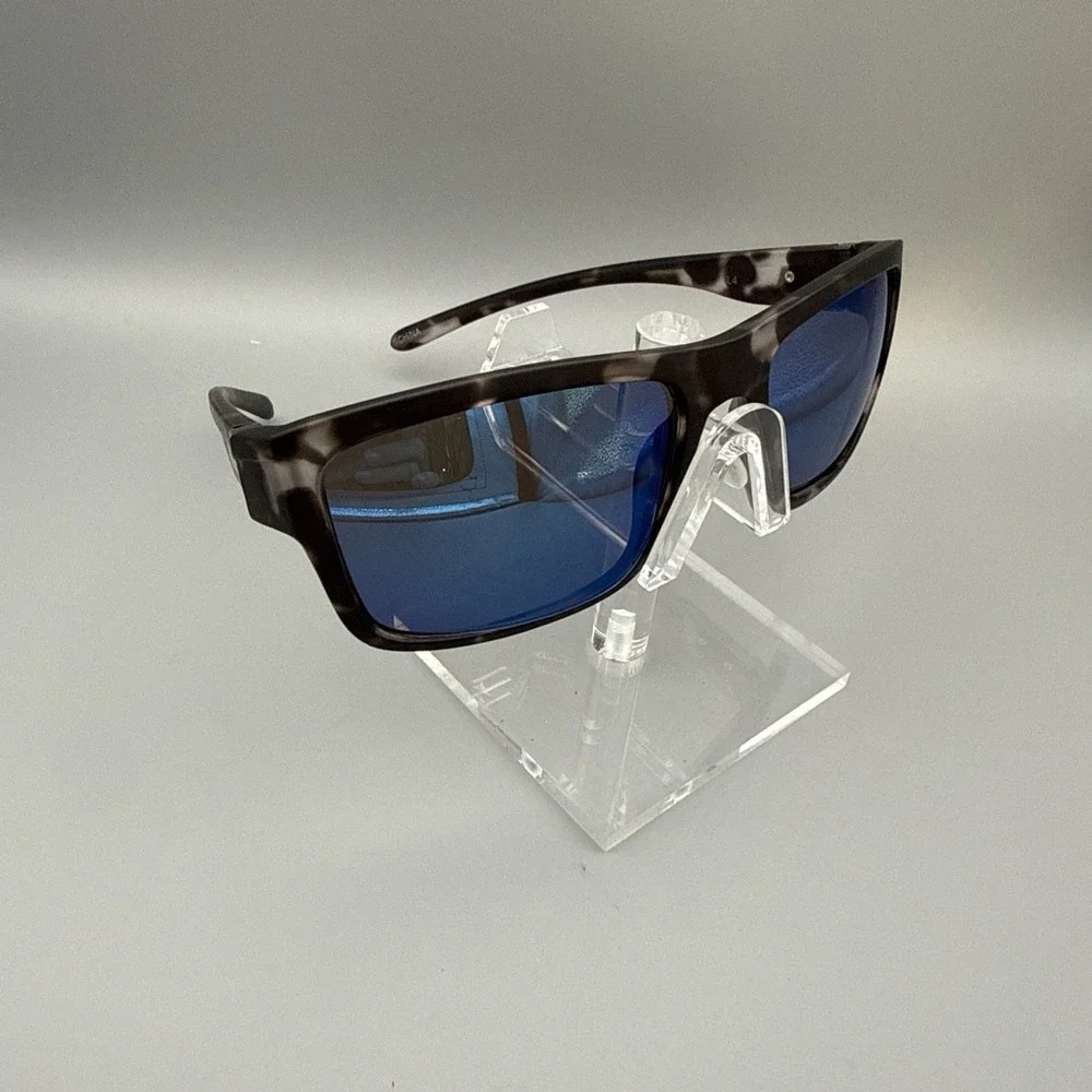 Men's Polarized Square Sunglasses Camouflage/Black Frame: Mirror Lens- Mint